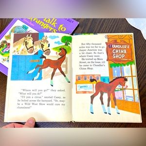 Vintage Hardcover Children’s Story Book Mabel Watts Casey the Clumsy Colt Horse